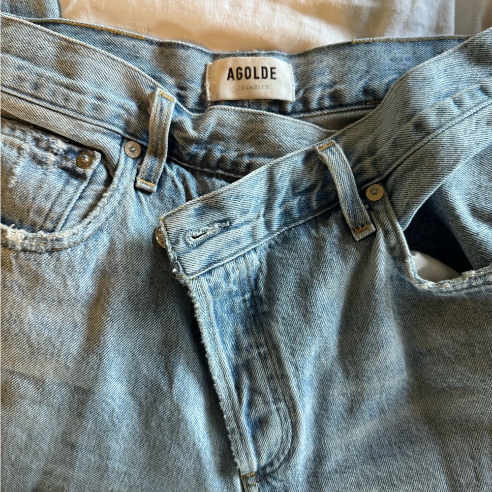 Agolde Criss cross jeans